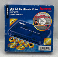 Load image into Gallery viewer, Hama USB 2.0 Writer 19 In 1 Blue Multi Slots Digital Card Reader Not Tested