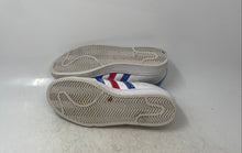 Load image into Gallery viewer, Adidas Mens Superstar White Blue Red Leather Lace-Up Sneakers Shoes Size 7