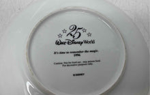 Load image into Gallery viewer, Walt Disney World 25 Years It's Time To Remember The Magic 1996 Decorative Plate