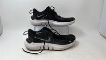 Load image into Gallery viewer, Nike Mens Flex Run 2021 CW3408-002 Black White Lace-Up Sneaker Shoes Size 9.5