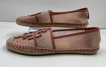 Load image into Gallery viewer, Authentic Tory Burch Womens Ines Old Pink Mesh Espadrille Flats Size 7.5 Worn