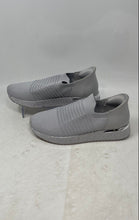 Load image into Gallery viewer, Kenneth Cole Reaction Womens Cameron EZ On Glitz Gray Silver Sneaker Shoes Sz 9W
