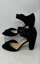 Load image into Gallery viewer, Vince Camuto Womens Shelbin3 Black Suede Buckle Ankle Strap Heels Size 10 M