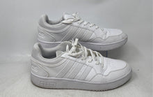 Load image into Gallery viewer, Adidas Mens Hoops 3.0 White Leather Lace-Up Low Top Sneaker Shoes Size 11.5