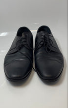 Load image into Gallery viewer, Hugo Boss Mens 27223 Black Leather Almond Toe Lace-Up Oxford Dress Shoes Size 11