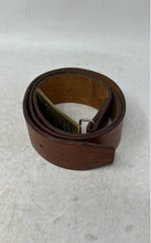 Load image into Gallery viewer, Mens Brown Leather Saudi Arabia Buckle Adjustable Dress Belt Size 36