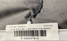Load image into Gallery viewer, Calvin Klein Mens Gray Flat Front Slash Pockets Belt Loops Dress Pants 36WX32L