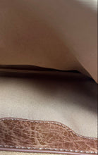 Load image into Gallery viewer, Jose Hess Womens Brown Beige Pebble Leather Outer Pockets Shoulder Handbag