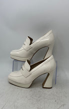 Load image into Gallery viewer, Jenn Ardor Womens White Slip-On Block Loafer Pump Heels Size 6.5M