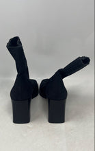 Load image into Gallery viewer, Nine West Womens Tania 2 Black Square Toe Block Heel Ankle Boots Size 8.5M