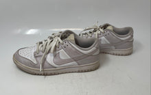 Load image into Gallery viewer, Nike Womens Dunk Low White Light Purple Leather Lace-Up Sneakers Shoes Size 7