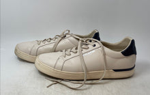 Load image into Gallery viewer, Coach Mens Clip Low Top Beige Blue Leather Lace-Up Sneakers Shoes Size 11.5D
