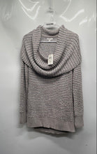 Load image into Gallery viewer, Cache Womens Gray Chunky-Knit Cowl Neck Pullover Sweater Size Medium With Tag