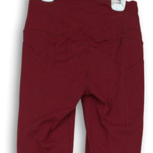 Load image into Gallery viewer, Victoria's Secret Womens Deep Red Stretch Sports Compression Leggings Size S