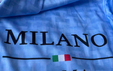 Load image into Gallery viewer, Milano Italia Mens Blue Geometric Short Sleeve Collared Polo Shirt Size 4XL