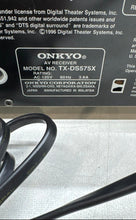 Load image into Gallery viewer, Onkyo Model TX-DS575X Black 5.1 Channel AV Receiver With Remote Not Tested