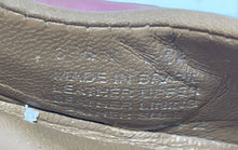 Load image into Gallery viewer, Authentic Tory Burch Womens Brown Slip-On Ballet Flats Size 6.5 M Damaged