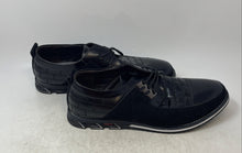 Load image into Gallery viewer, Gatsby Mens Orthopedic Black Leather Lace-Up Round Toe Derby Dress Shoes Size 11