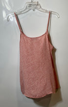 Load image into Gallery viewer, Ann Taylor Loft Womens Pink White Pleated Round Neck Camisole Blouse Top Size M