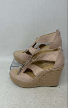 Load image into Gallery viewer, Michael Kors Womens Damita Beige Wedge Heel Espadrille Sandals Size 5 M