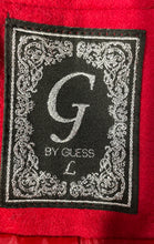 Load image into Gallery viewer, G By Guess Womens Red Long Sleeve Belted Full-Zip Trench Coat Size Large