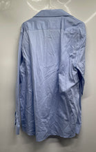 Load image into Gallery viewer, Michael Kors Mens Blue Long Sleeve Regular Fit Stretch Dress Shirt Size 17