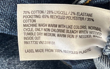 Load image into Gallery viewer, Universal Thread Womens Blue Distressed Denim Skinny Leg Jeans Size 00/24R