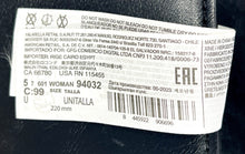 Load image into Gallery viewer, Mango Womens Black Faux Leather And Suede Buckle Flap Adjustable Shoulder Purse