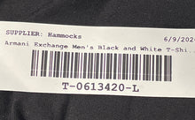 Load image into Gallery viewer, Armani Exchange Mens Black Cotton Short Sleeve Lost In Sounds T-Shirt Size M