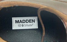 Load image into Gallery viewer, Steve Madden Mens Mearnest Brown Leather Lace-Up Derby Dress Shoes Size 10