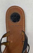 Load image into Gallery viewer, Authentic Tory Burch Womens Brown Black Gladiator Sandals No Size Long 9.5 Inch