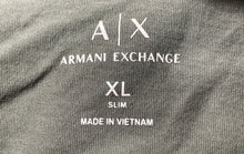 Load image into Gallery viewer, Armani Exchange Mens Green Cotton Slim Fit Short Sleeve Pullover T-Shirt Size XL