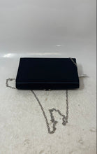 Load image into Gallery viewer, Perry White Womens Black Chain Strap Flap Crossbody Bag With Tags