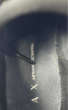 Load image into Gallery viewer, Armani Exchange Womens XDX032 XV161 Black & White Lace-Up Sneakers Shoes Size 6