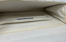 Load image into Gallery viewer, Jennifer Moore Womens White Leather Quilted Inner Pocket Shoulder Purse