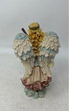 Load image into Gallery viewer, Guardian Angel Holding A Harp Instrument Ceramic Decorative Figurine