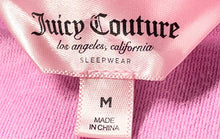 Load image into Gallery viewer, Juicy Couture Womens Pink Logo Print Long Sleeve Sleepwear Shirt Size M