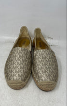 Load image into Gallery viewer, Michael Kors Womens Kendrick Gold Monogram Slip-On Espadrille Flats Size 10 M