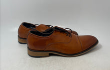 Load image into Gallery viewer, Bruno Marc Mens Brown Round Toe Cap-Toe Lace-Up Formal Oxford Dress Shoes Size 7