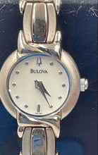 Load image into Gallery viewer, Authentic Bulova Women's Silver-Tone Watch