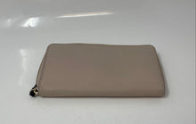 Load image into Gallery viewer, Kate Spade New York Womens Beige Black Leather Card Holder Zip-Around Wallet