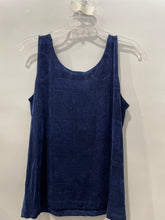 Load image into Gallery viewer, Chico's Womens Blue Scoop Neck Sleeveless Wide Strap Pullover Tank Top Size 3