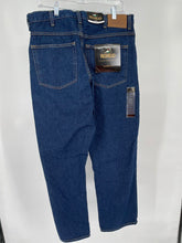 Load image into Gallery viewer, Redhead Mens Blue Denim Dark Wash Pockets Straight Leg Jeans Size 36x30