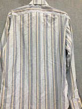 Load image into Gallery viewer, Josephs Cloak Blue Stripes Long Sleeve Shirt Size 44