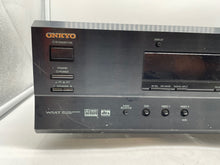 Load image into Gallery viewer, Onkyo Black 5.1 Channels 375 Watt Surround AV Receiver Powers On Not Tested