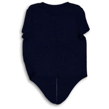 Load image into Gallery viewer, Calvin Klein Womens Blue Short Sleeve Round Neck Pullover Blouse Top Size M