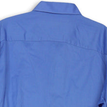 Load image into Gallery viewer, Alfani Mens Blue Long Sleeve Spread Collar Classic Button Up Shirt Size Large