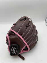 Load image into Gallery viewer, Rawlings Mens Brown Pink Right Handed 5 Finger Fastpitch Baseball 12 In Gloves