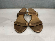 Load image into Gallery viewer, Valerie Steven Women's Gold Sandals Size 9M