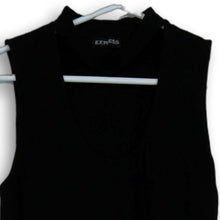 Load image into Gallery viewer, Express Womens Black V Neck Sleeveless Pullover Tank Top Size SS